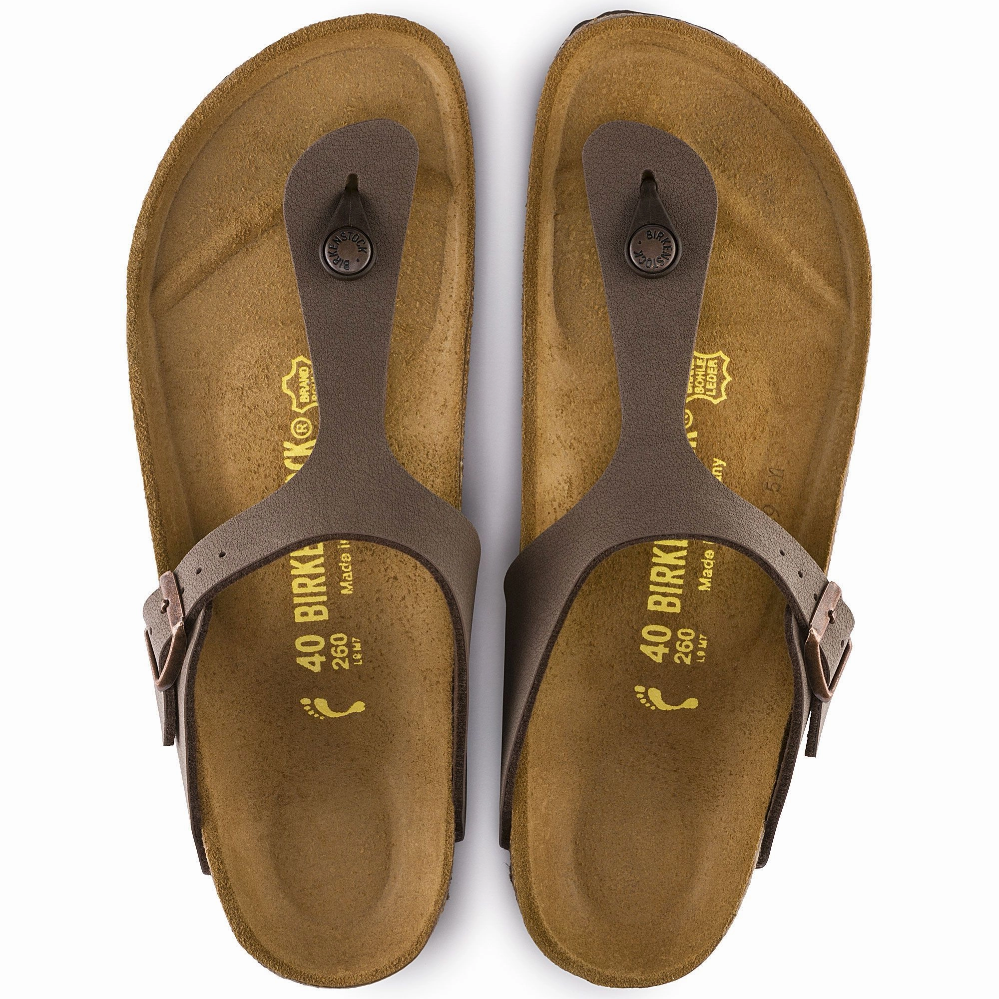 BIRKENSTOCK GIZEH MOCHA BIRKIBUC Birkenstock comfortable casual footwear