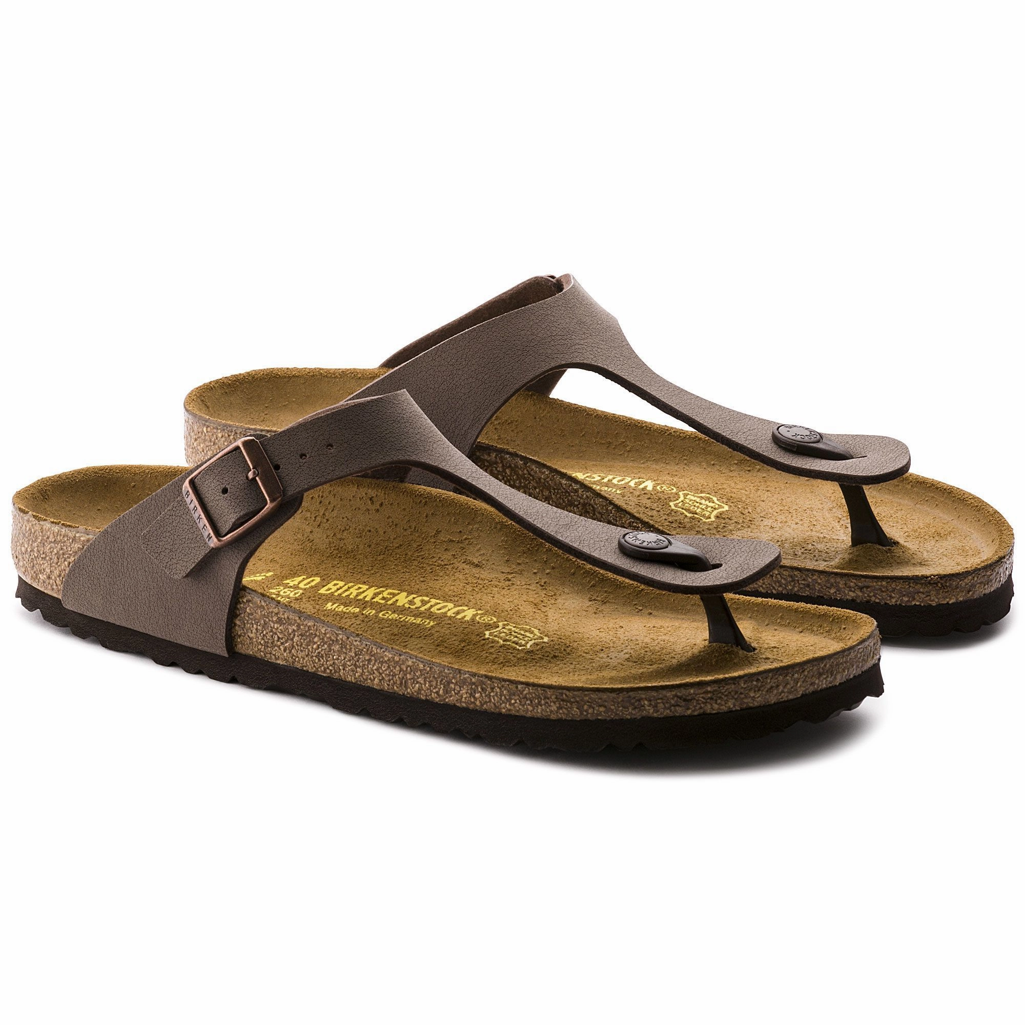BIRKENSTOCK GIZEH MOCHA BIRKIBUC Birkenstock comfortable casual footwear