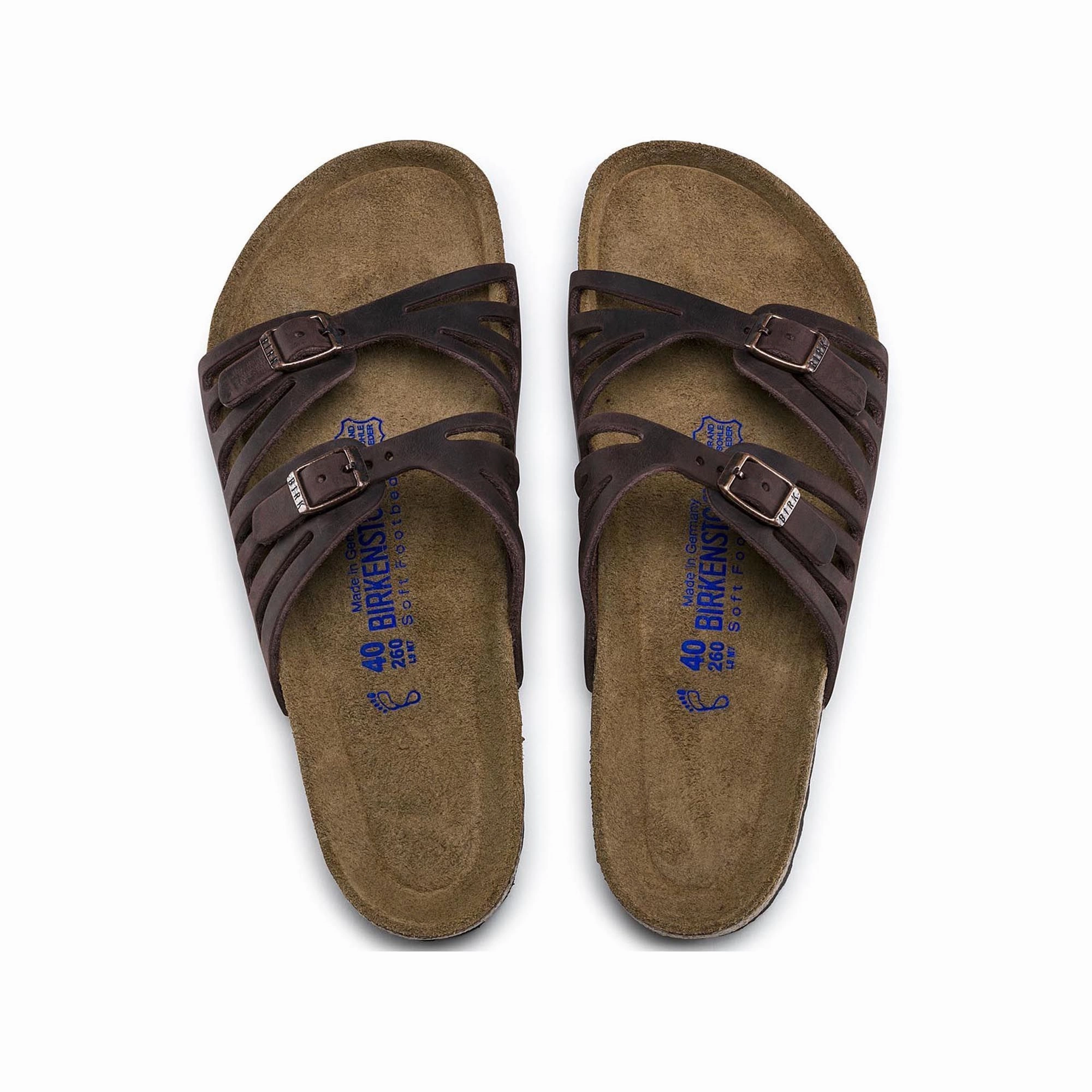 BIRKENSTOCK GRANADA SOFT FOOTBED HABANA OILED LEATHER Birkenstock comfortable casual footwear