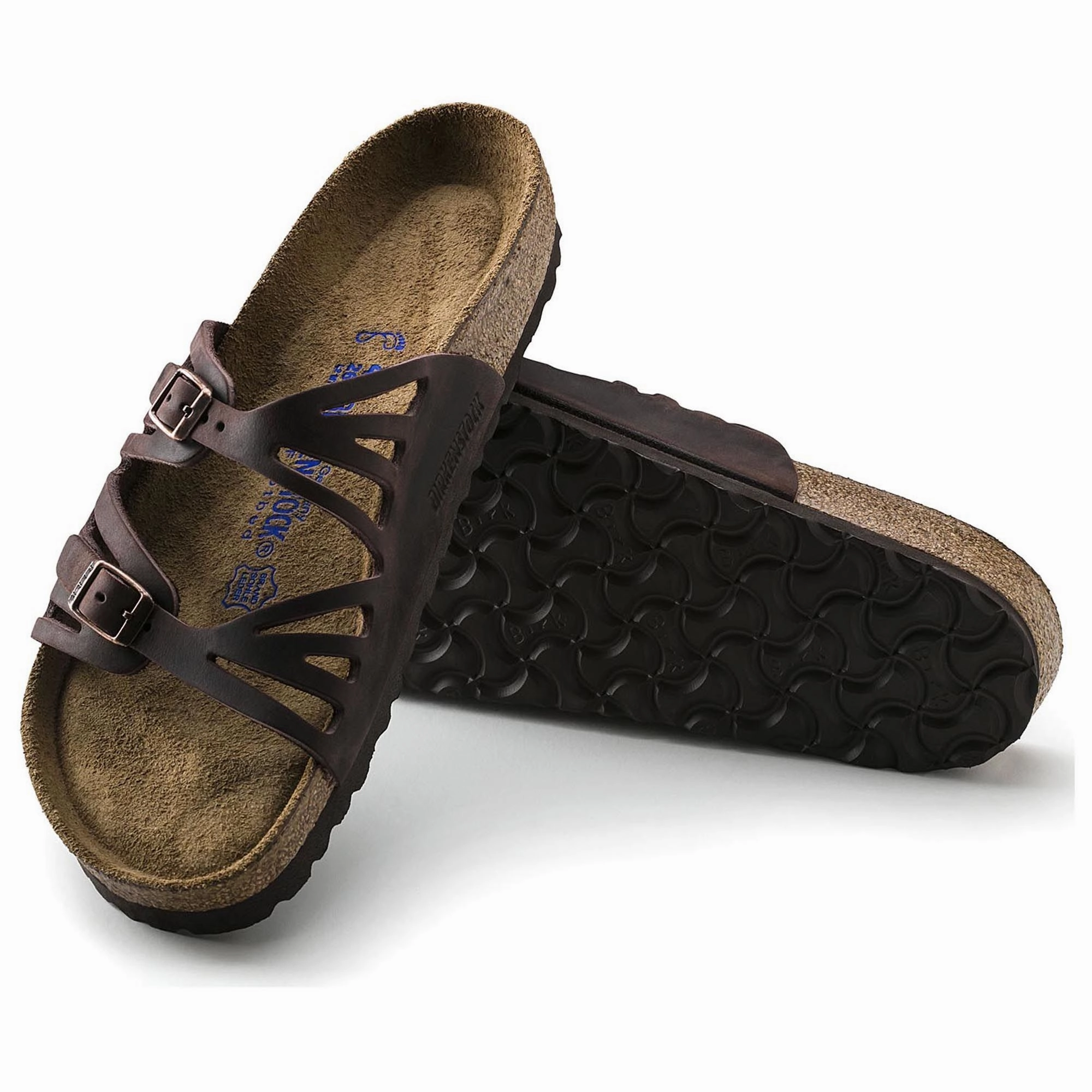 BIRKENSTOCK GRANADA SOFT FOOTBED HABANA OILED LEATHER Birkenstock comfortable casual footwear