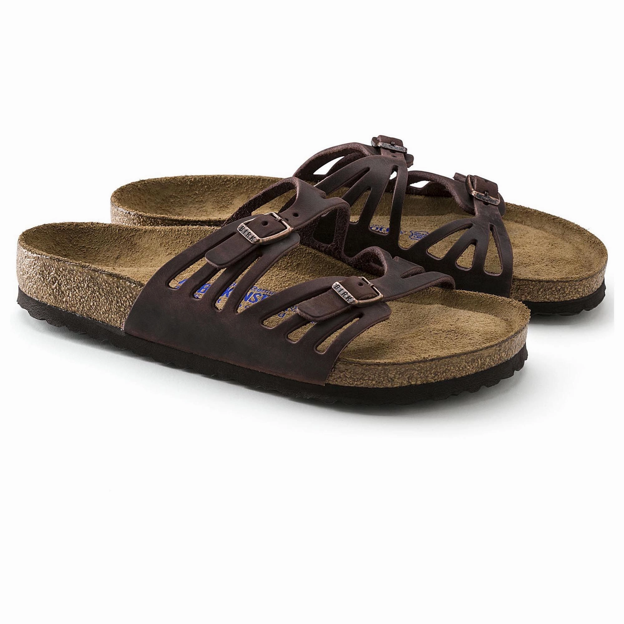 BIRKENSTOCK GRANADA SOFT FOOTBED HABANA OILED LEATHER Birkenstock comfortable casual footwear