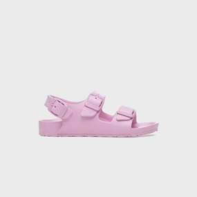 Birkenstock Kids Milano Eva - Fondant Pink Open-toe comfort slides