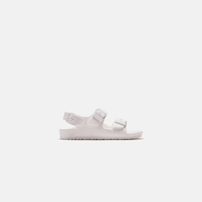 Birkenstock Kids Milano Eva - White Open-toe comfort slides