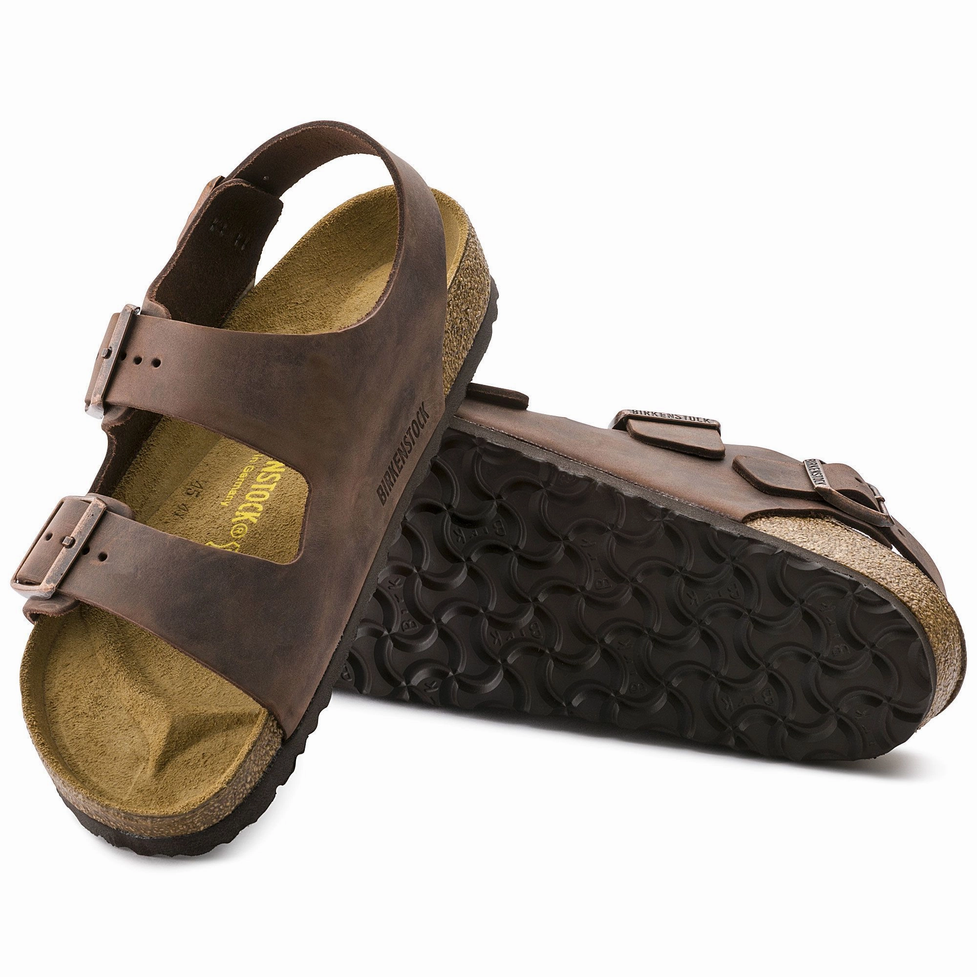BIRKENSTOCK MILANO HABANA OILED LEATHER UNISEX Birkenstock comfortable casual footwear