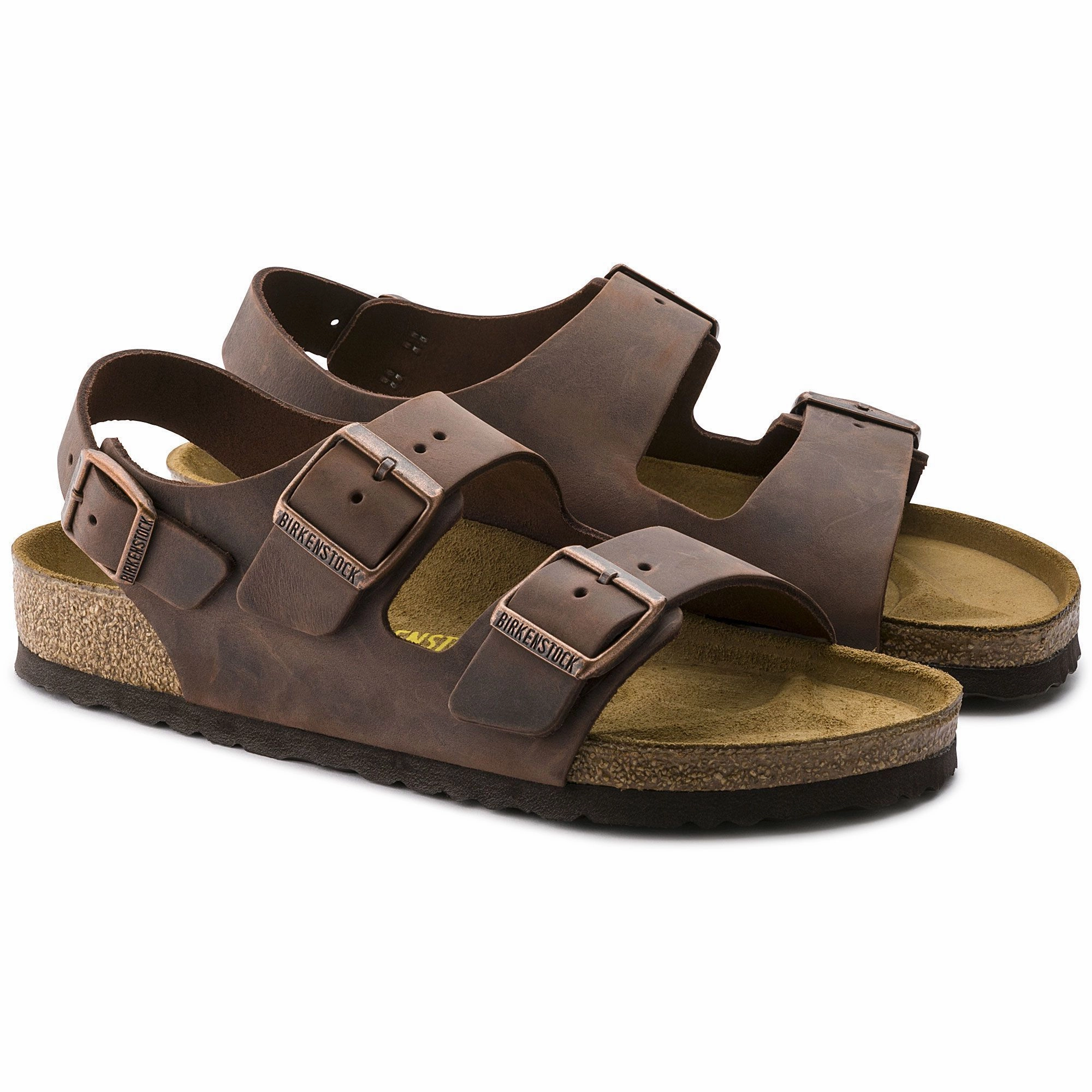 BIRKENSTOCK MILANO HABANA OILED LEATHER UNISEX Birkenstock comfortable casual footwear