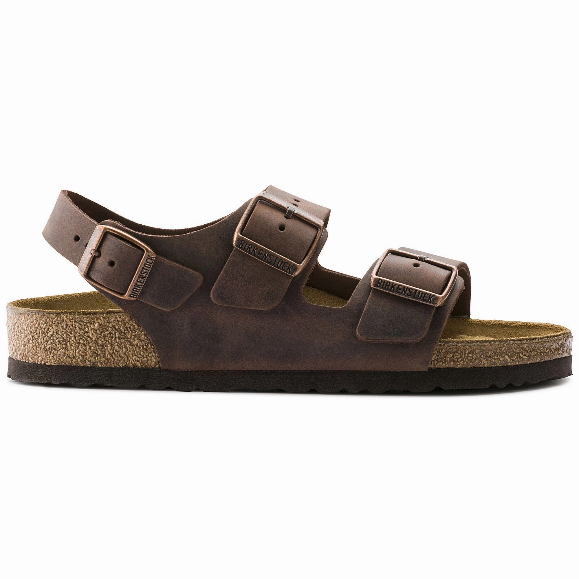 BIRKENSTOCK MILANO HABANA OILED LEATHER UNISEX Birkenstock comfortable casual footwear