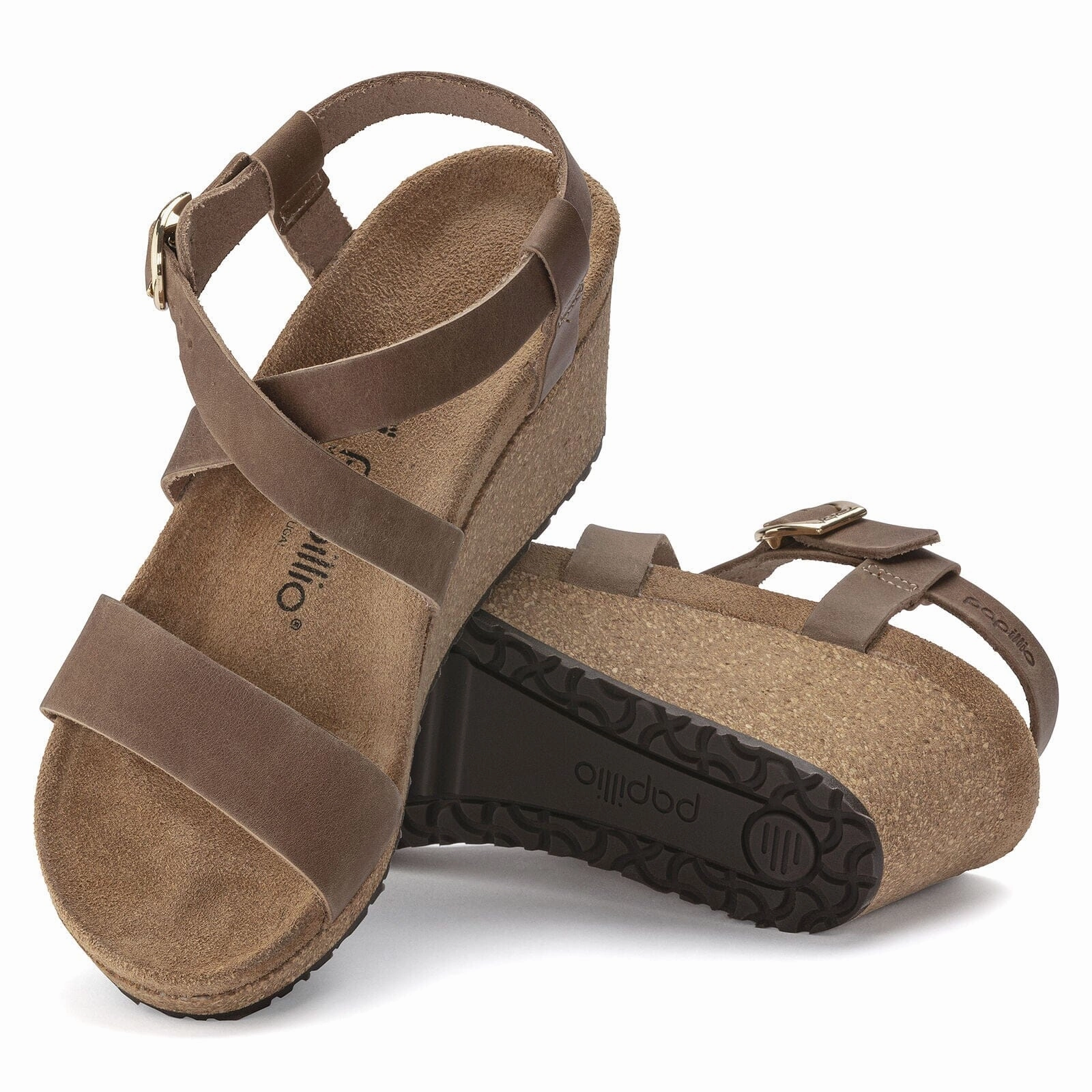 BIRKENSTOCK SIBYL RING-BUCKLE OILED LEATHER Birkenstock comfortable casual footwear