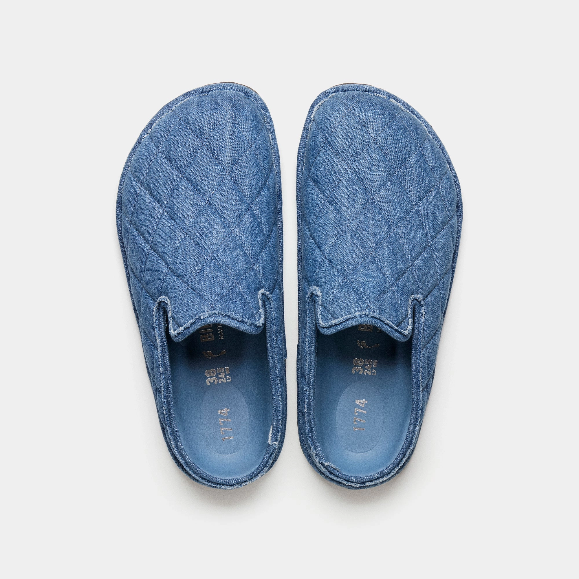 Birkenstock WMNS 1774 Eliscu Slippers - Faded Denim All-day comfort footwear