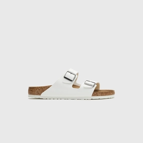 Birkenstock WMNS Arizona Birkoflor - White Open-toe comfort slides