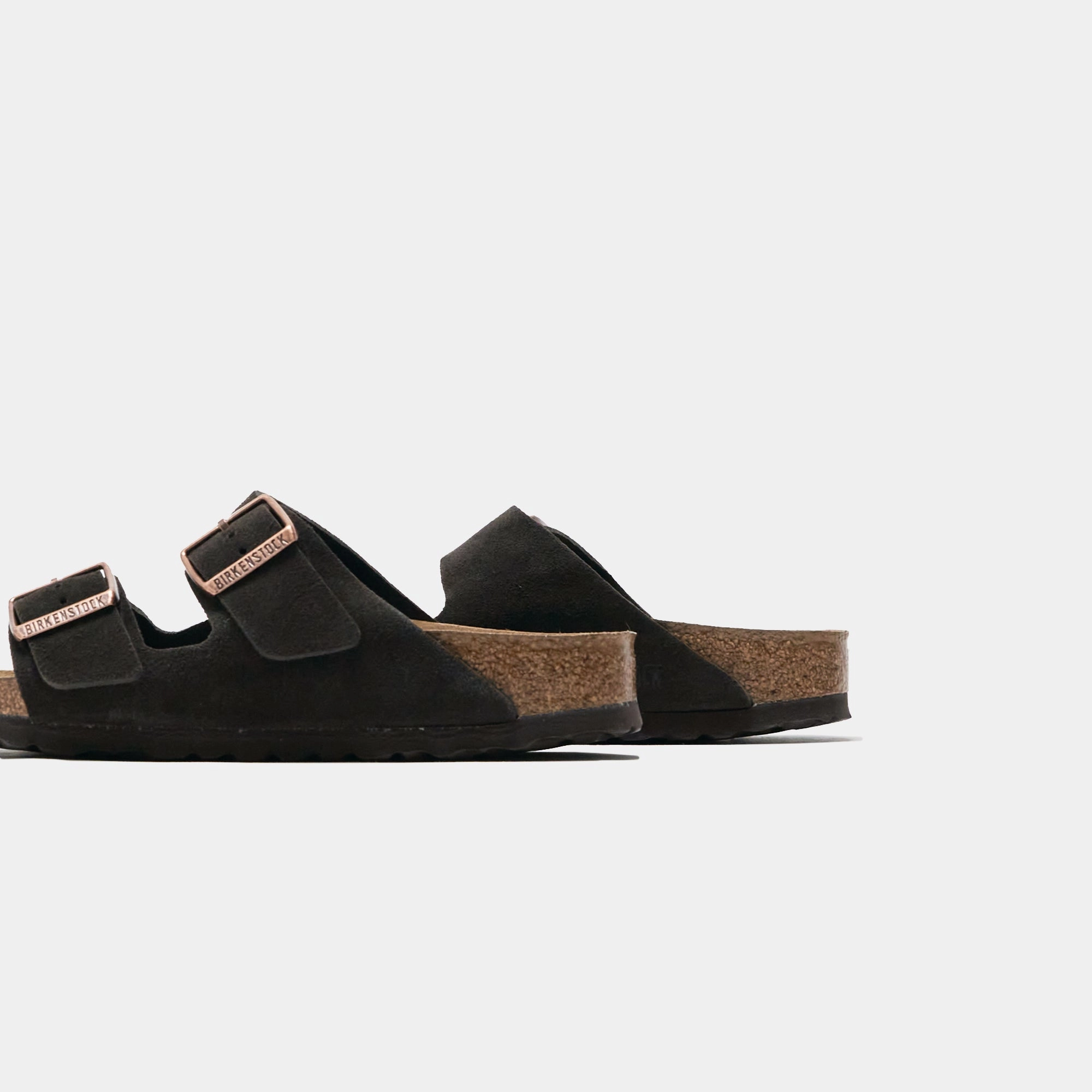 Birkenstock WMNS Arizona Soft Footbed Suede Sandals - Mocha All-day comfort footwear