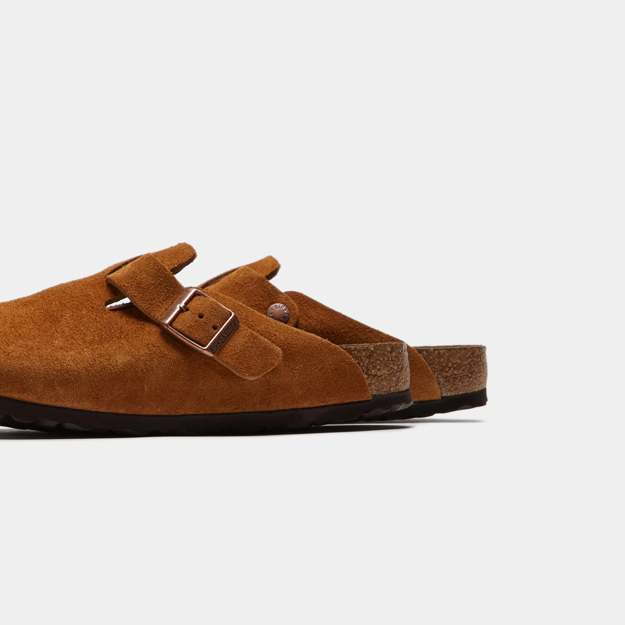 Birkenstock WMNS Boston Suede - Mink All-day comfort footwear