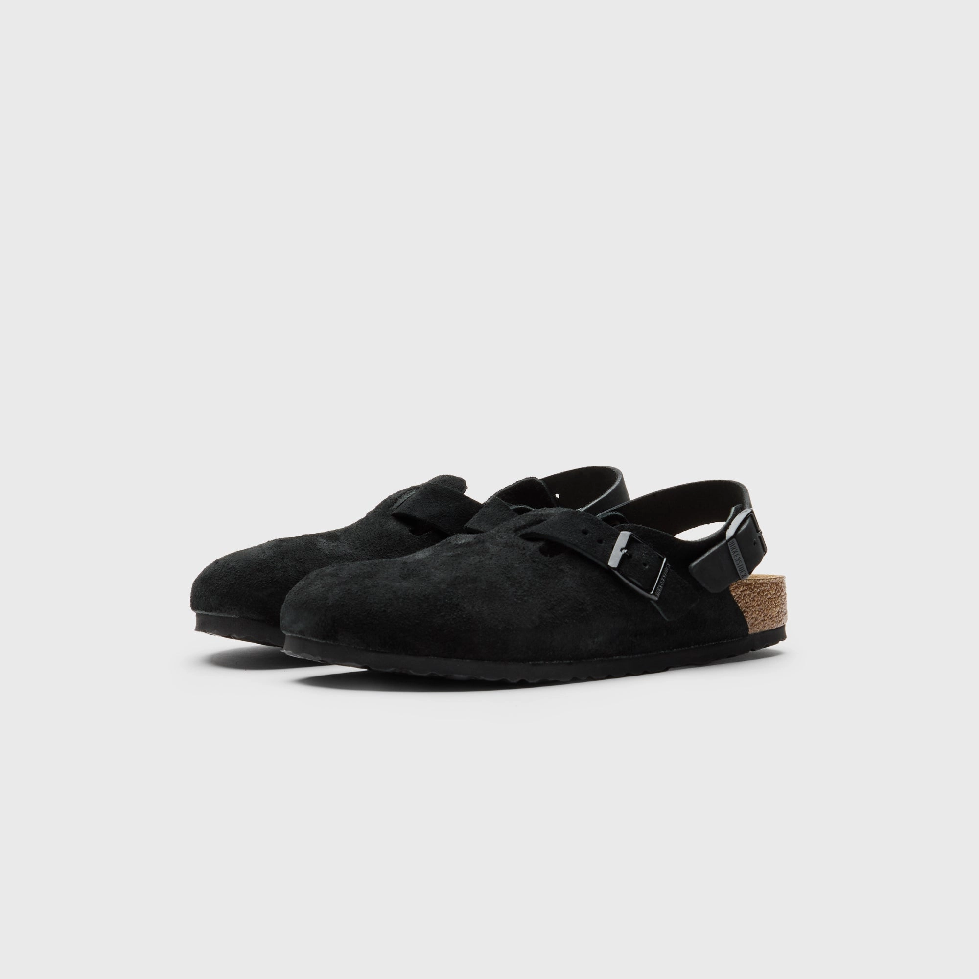Birkenstock WMNS Tokio Suede - Black All-day comfort footwear