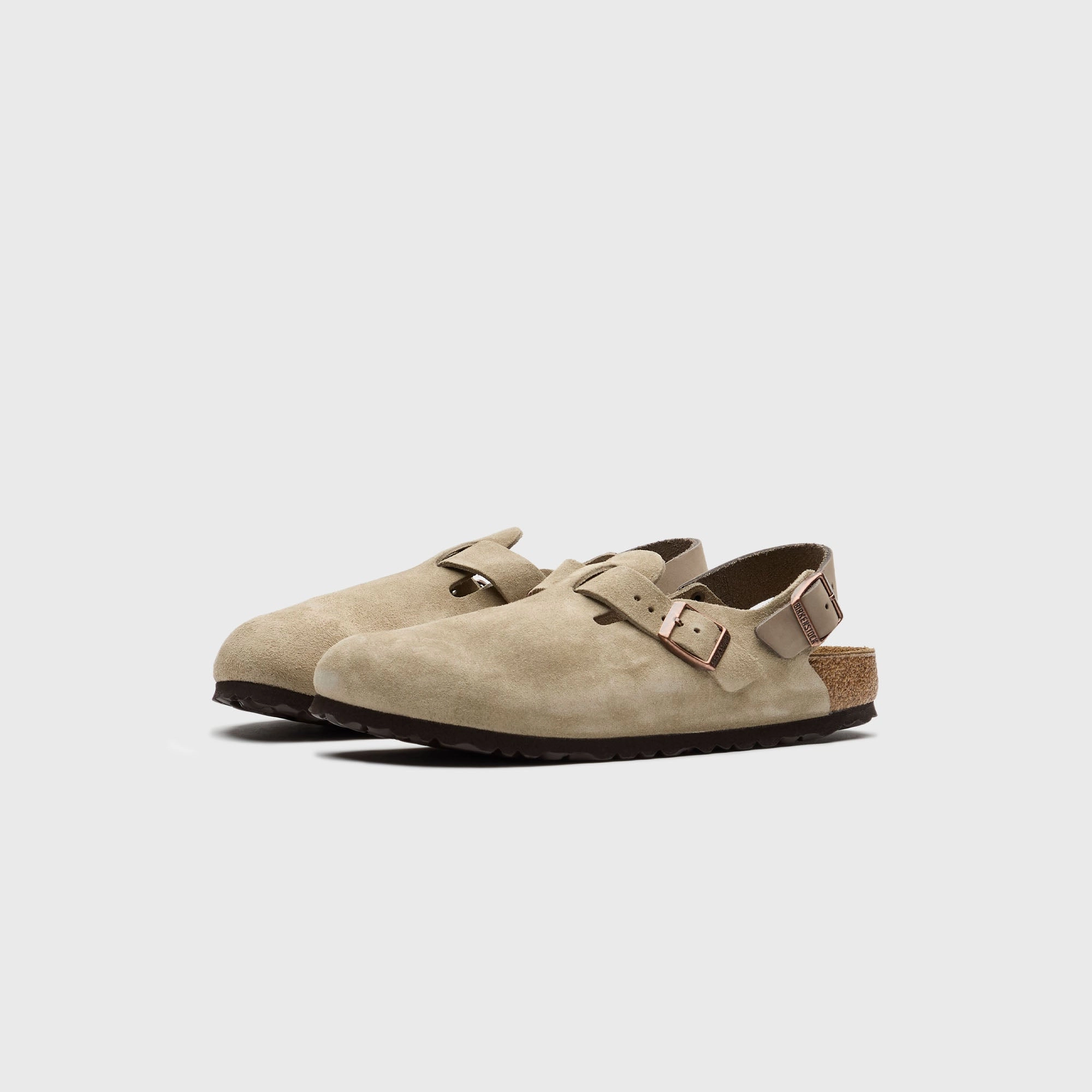 Birkenstock WMNS Tokio Suede - Taupe All-day comfort footwear