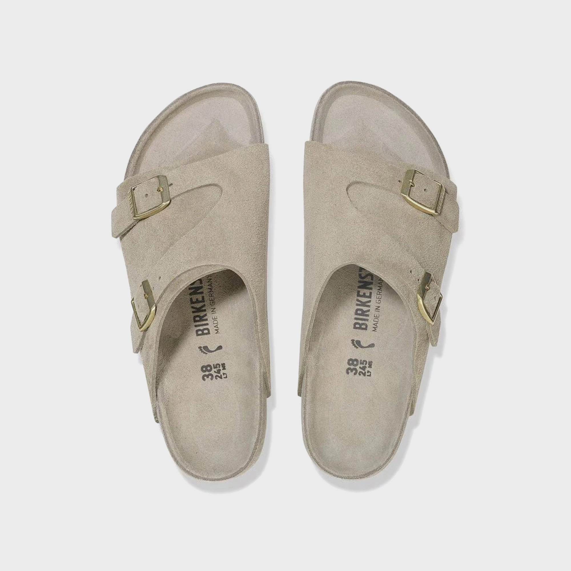Birkenstock Zurich Exq Suede - Taupe All-day comfort footwear