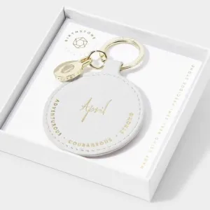 Birthstone Keyring April KLB2455 Katie Loxton Jewelry And Accessories