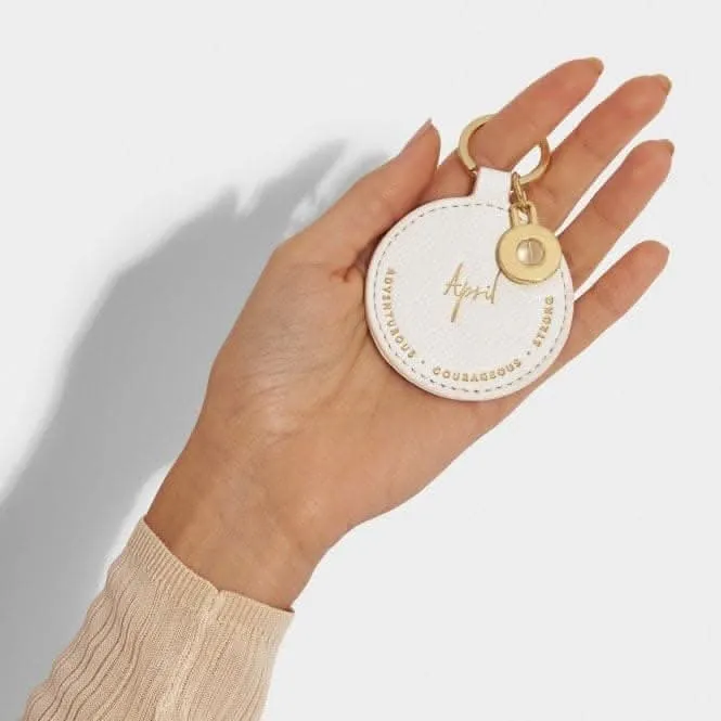 Birthstone Keyring April KLB2455 Katie Loxton Jewelry And Accessories