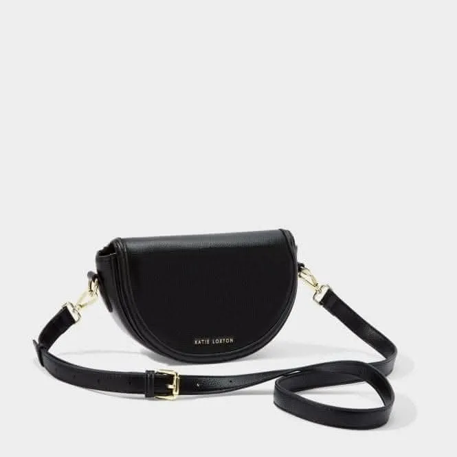 Black Cleo Mini Saddle Saddle Bag KLB2838 Katie Loxton Jewelry And Accessories
