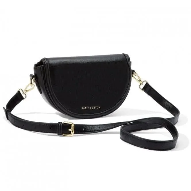 Black Cleo Mini Saddle Saddle Bag KLB2838 Katie Loxton Jewelry And Accessories