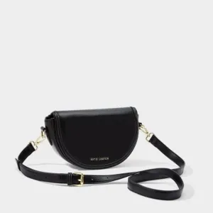 Black Cleo Mini Saddle Saddle Bag KLB2838 Katie Loxton Jewelry And Accessories