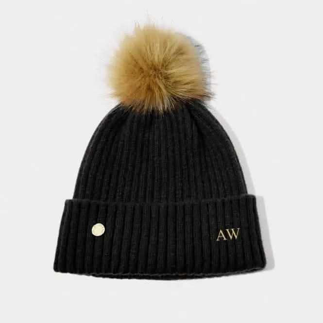 Black Faux Fur Hat KLS536 Katie Loxton Jewelry And Accessories