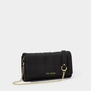 Black Kayla Quilted Crossbody KLB2303 Katie Loxton Jewelry And Accessories