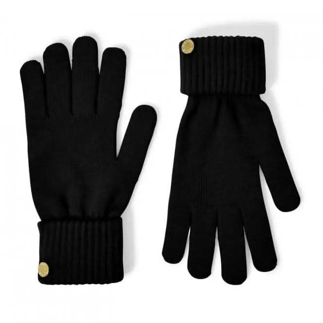 Black Knitted Gloves KLS532 Katie Loxton Jewelry And Accessories