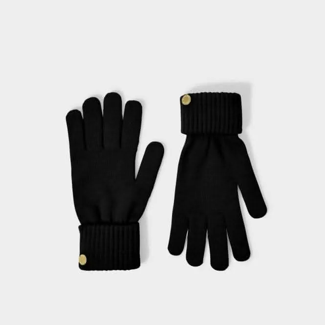 Black Knitted Gloves KLS532 Katie Loxton Jewelry And Accessories