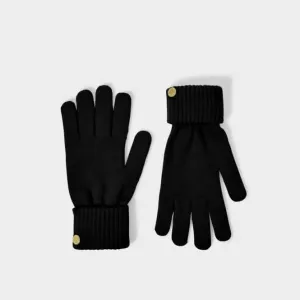 Black Knitted Gloves KLS532 Katie Loxton Jewelry And Accessories