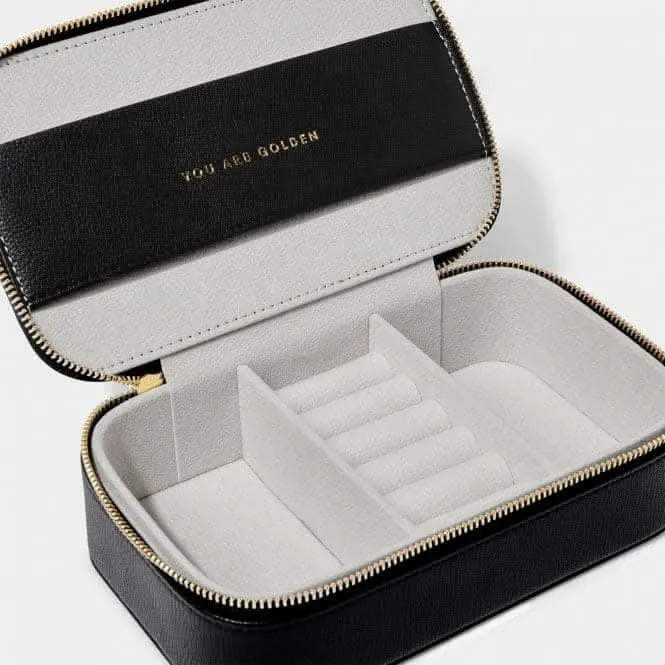Black Pebble Jewellery Box 'You Are Golden'  KLB3011 Katie Loxton Jewelry And Accessories