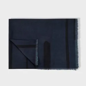 Black Sentiment Scarf Dashed KLS501 Katie Loxton Jewelry And Accessories