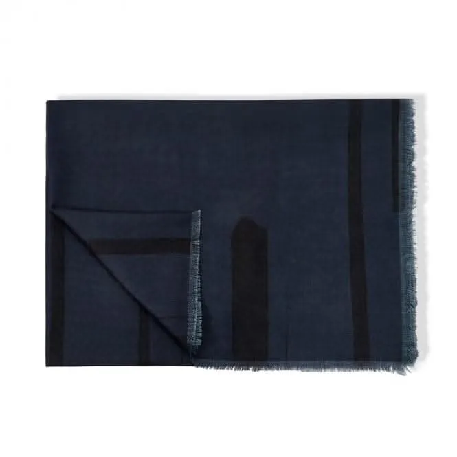 Black Sentiment Scarf Dashed KLS501 Katie Loxton Jewelry And Accessories