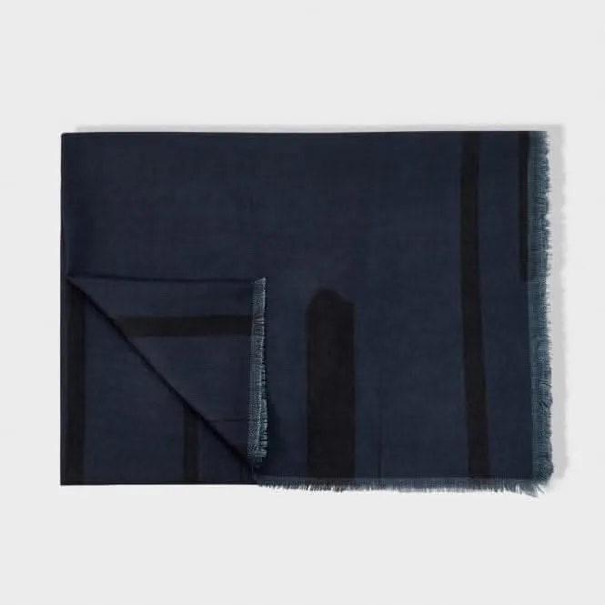 Black Sentiment Scarf Dashed KLS501 Katie Loxton Jewelry And Accessories