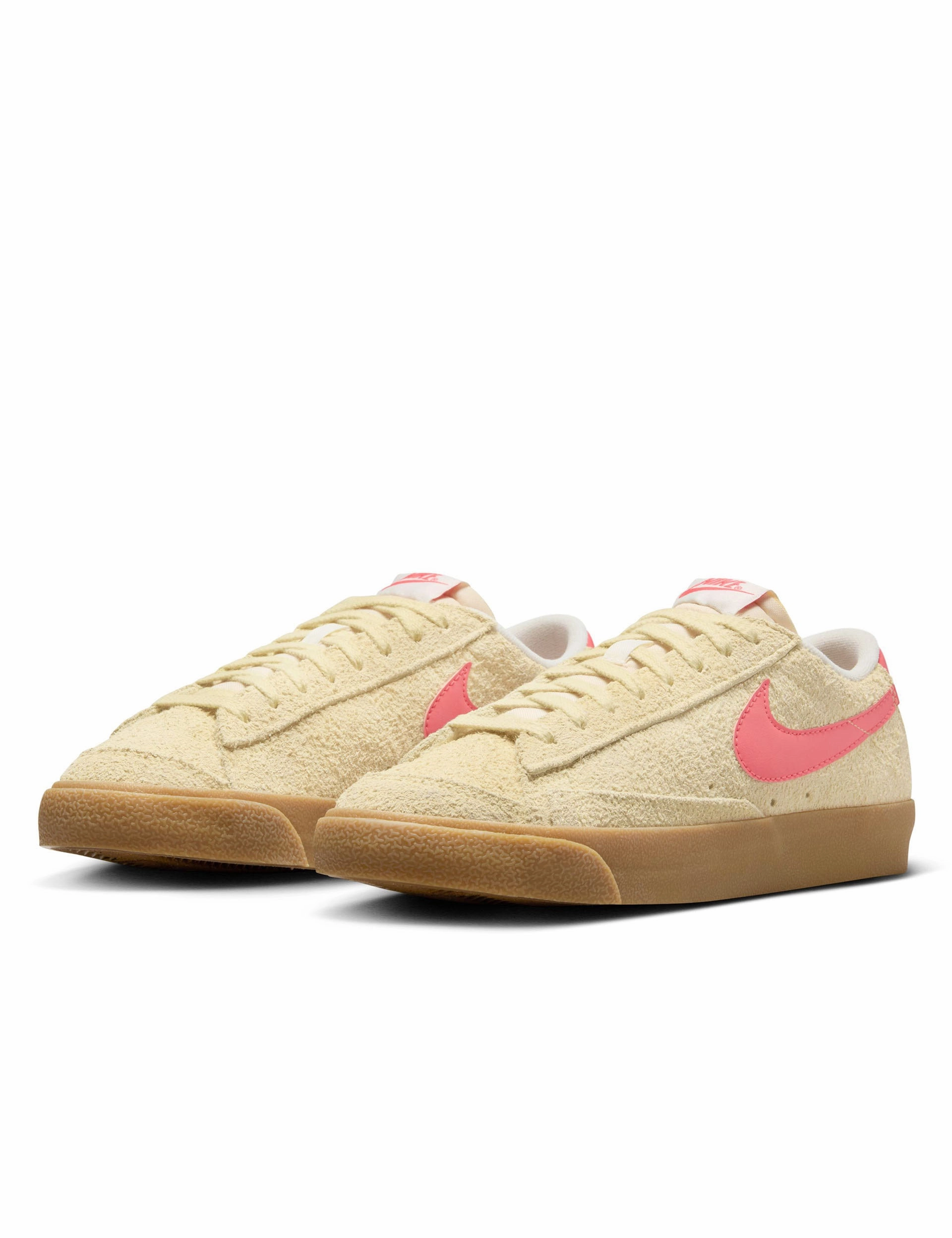 Blazer Low '77 Vintage Shoes - Alabaster/Magic Ember/Gum Light Brown Nike women's stylish athletic footwear