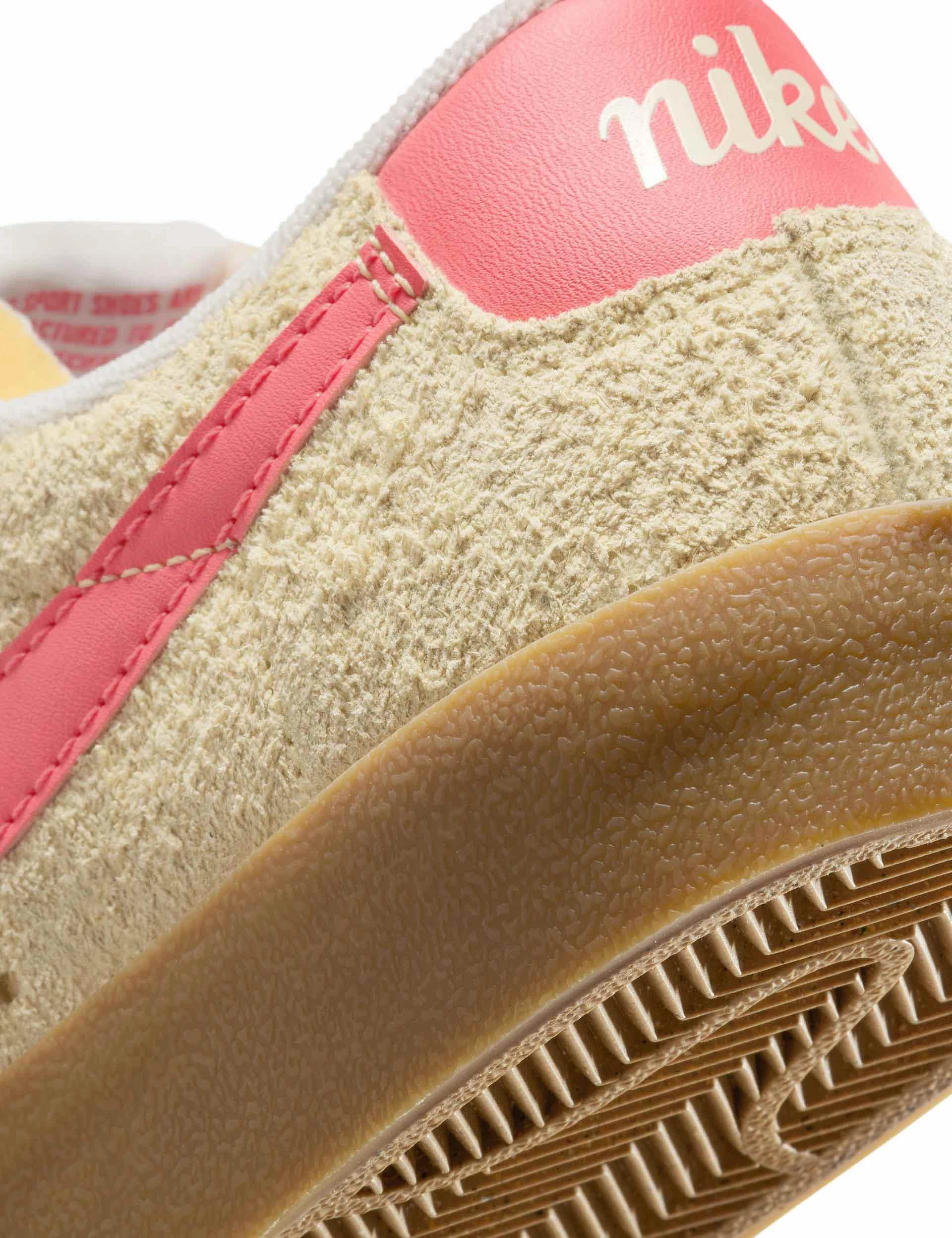 Blazer Low '77 Vintage Shoes - Alabaster/Magic Ember/Gum Light Brown Nike women's stylish athletic footwear
