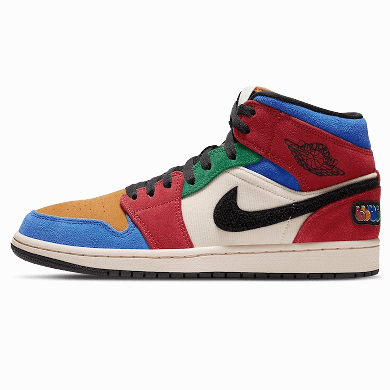Blue The Great x Air Jordan 1 Mid 'Fearless' Air Jordan 1 Mid versatile shoes for daily wear