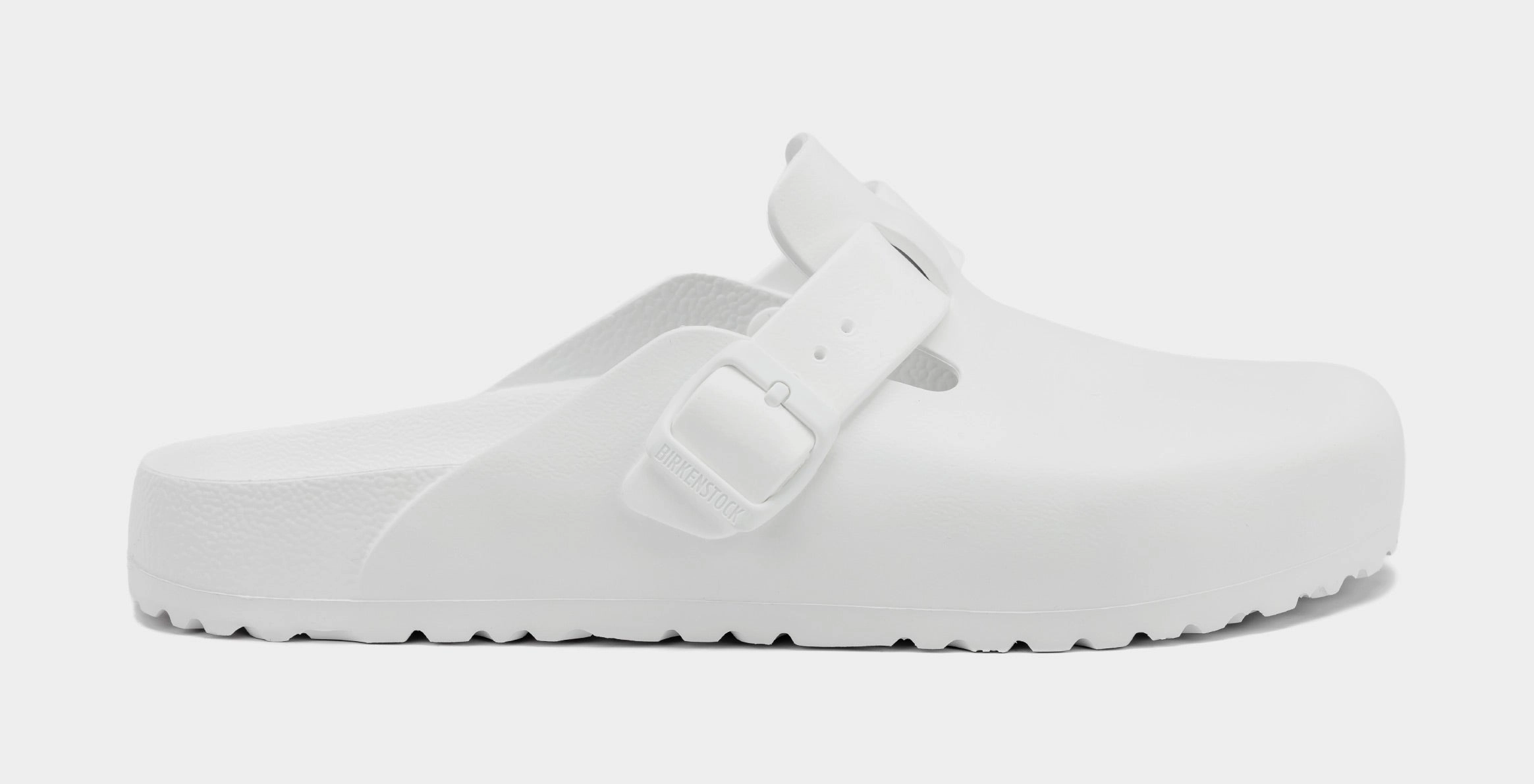 Boston Eva Womens Sandals (White) Supportive Birkenstock clogs