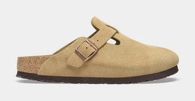 Boston Mens Sandals (Latte Cream) Supportive Birkenstock clogs