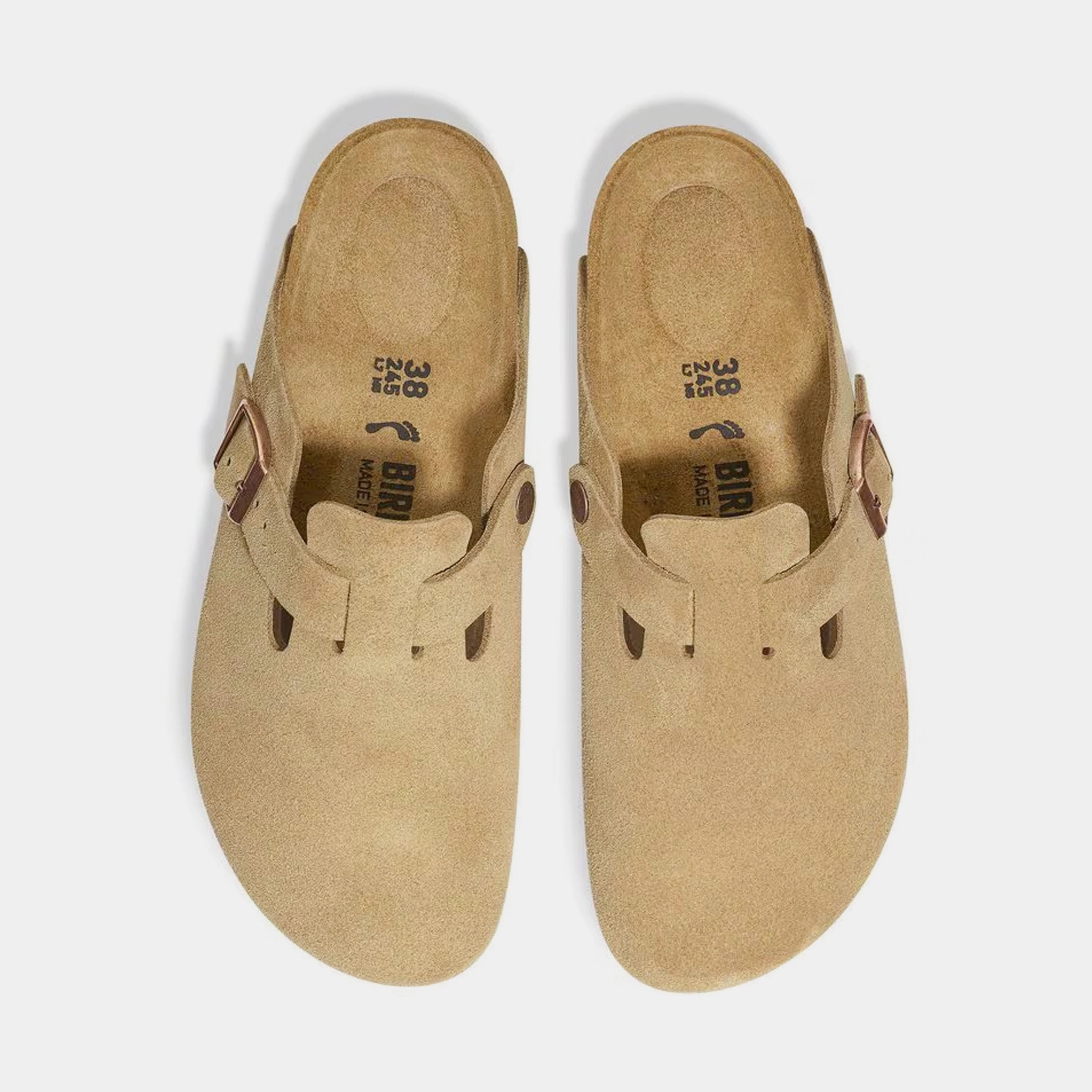 Boston Mens Sandals (Latte Cream) Ergonomic walking shoes