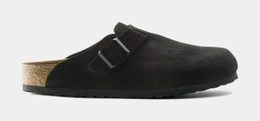 Boston Soft Footbed Womens Sandals (Black) Supportive Birkenstock clogs