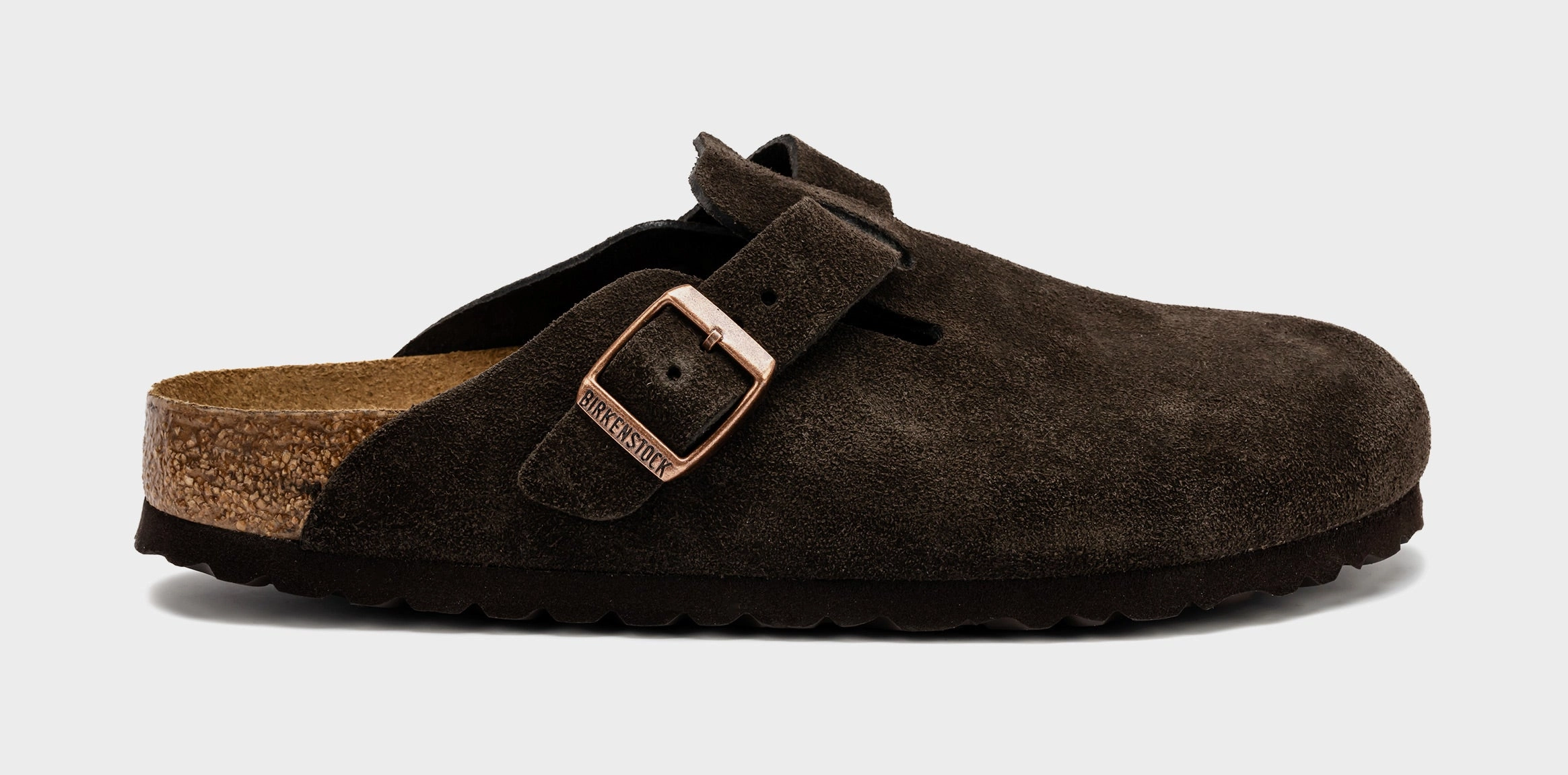 Boston Womens Sandals (Brown) Supportive Birkenstock clogs