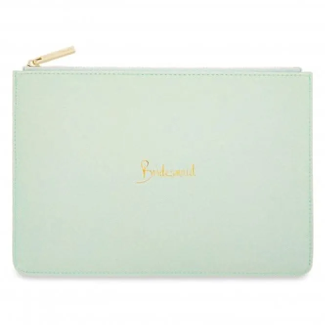 Bridal Perfect Pouch Bridesmaid in Sage Green KLB2044 Katie Loxton Jewelry And Accessories