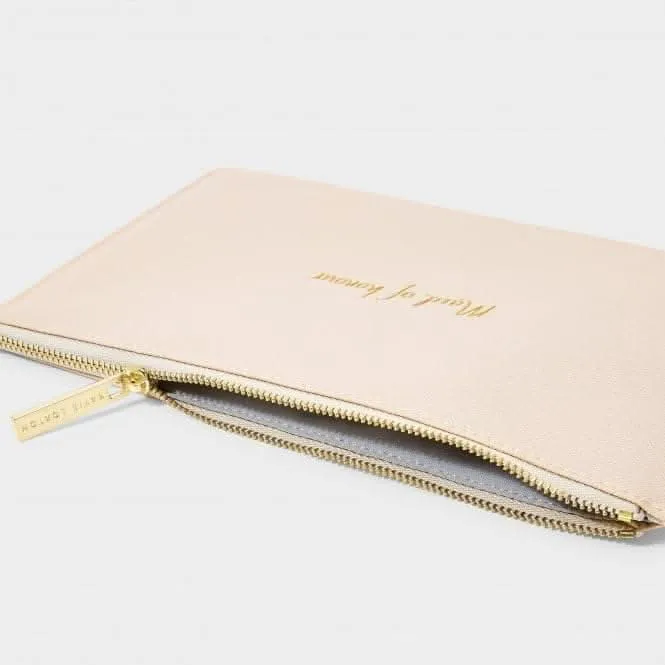 Bridal Perfect Pouch Maid of Honour in Blossom Pink KLB2049 Katie Loxton Jewelry And Accessories