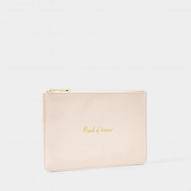 Bridal Perfect Pouch Maid of Honour in Blossom Pink KLB2049 Katie Loxton Jewelry And Accessories