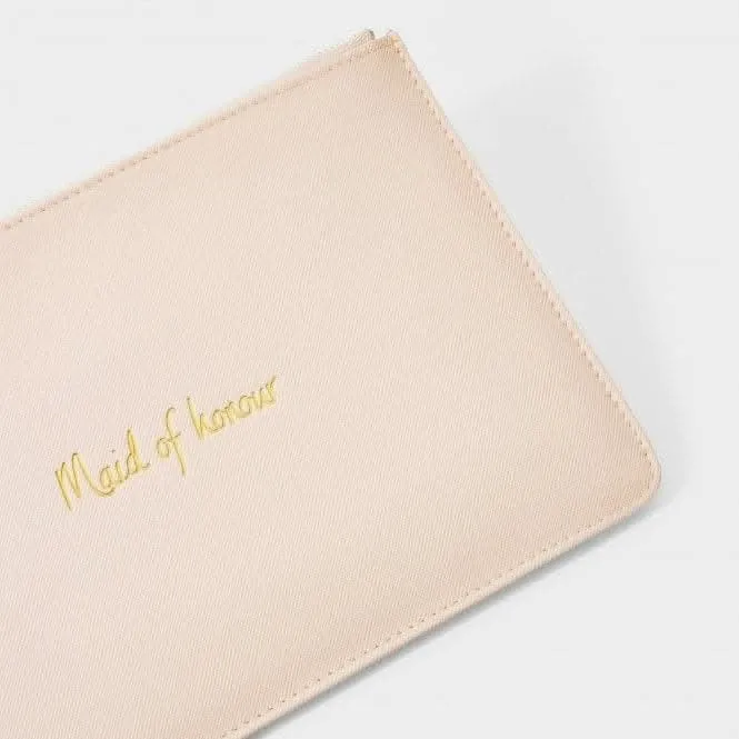Bridal Perfect Pouch Maid of Honour in Blossom Pink KLB2049 Katie Loxton Jewelry And Accessories