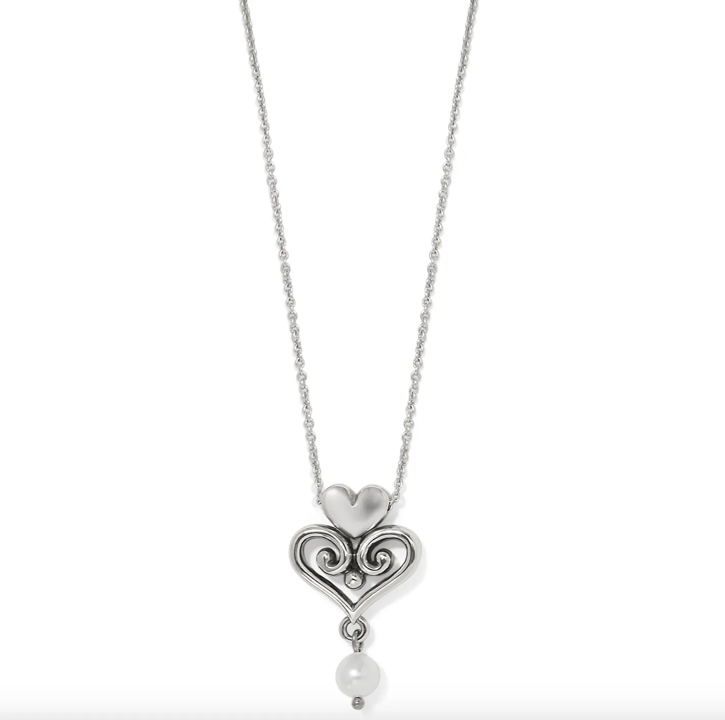 Brighton Necklaces Alcazar Amor Pearl Pendant Necklace