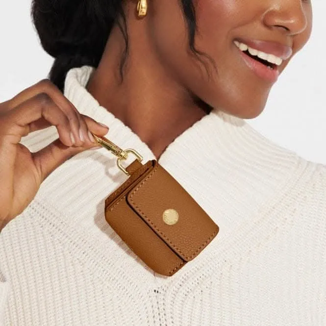 Brown Evie Clip On Airpod Case KLB3088 Katie Loxton Jewelry And Accessories