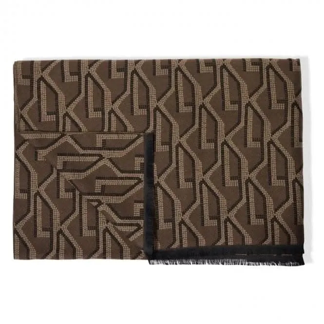 Brown Signature Scarf & Card Holder KLS531 Katie Loxton Jewelry And Accessories