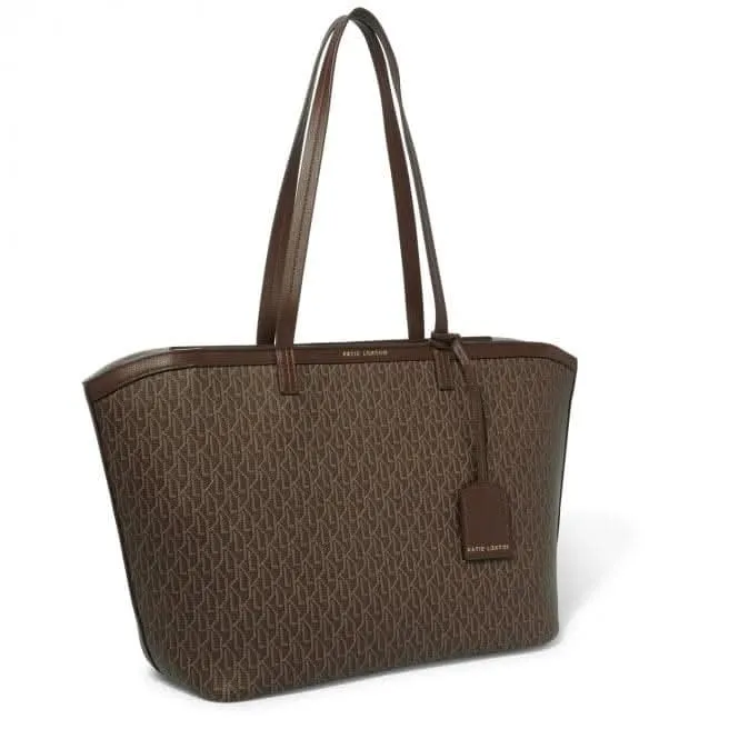 Brown Signature Tote Bag KLB2928 Katie Loxton Jewelry And Accessories