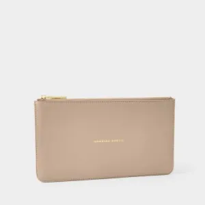 Brown Slim Sentiment Pouch KLB2802 Katie Loxton Jewelry And Accessories