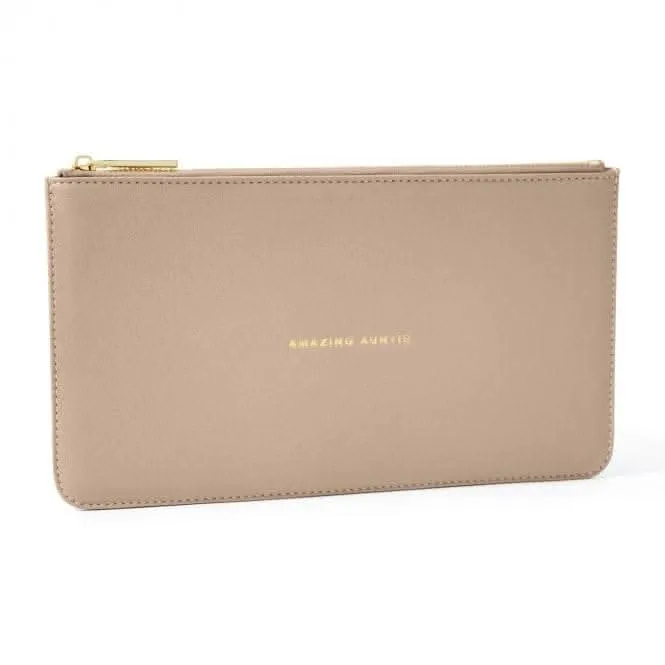 Brown Slim Sentiment Pouch KLB2802 Katie Loxton Jewelry And Accessories